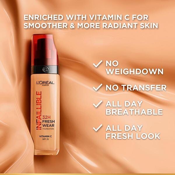 L'Oreal Paris Infallible 32H Fresh Wear Liquid Foundation